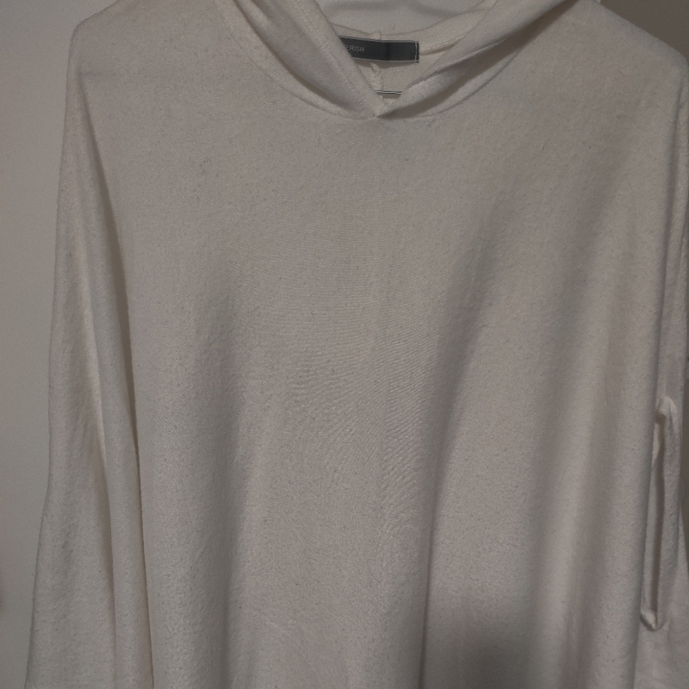Poncho with hoodie